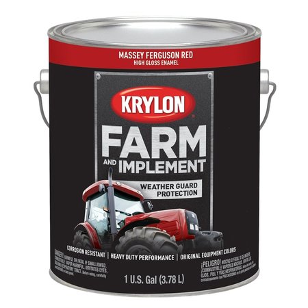 KRYLON Farm/Implement; Massey Ferguson Red; 128 oz. Gallon 1968